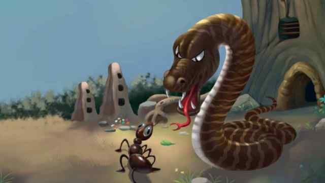 किंग कोबरा और चींटियाँ Moral Story in Hindi