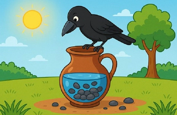 Thirsty Crow Story Moral: A Simple Tale About Patience, Smarts and Never Giving Up thirsty crow story moral 1