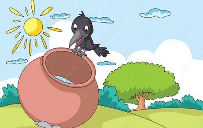 thirsty crow story moral 3